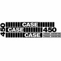 Aftermarket Whole Machine Decal Set Fits Case Crawler Dozer 450 with Torque Convertor Decals CASE450DECALSET